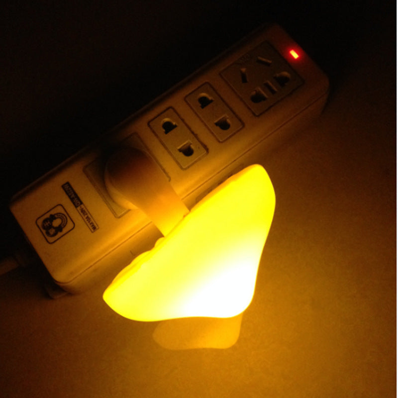 LED Night Light Mushroom Wall Socket