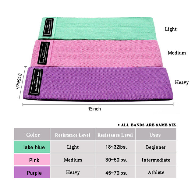 Elastic Hip Circle Fitness Squat Resistance Band