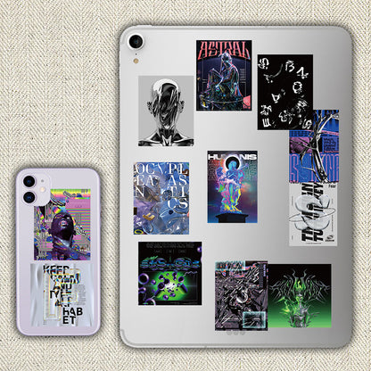 Acid Design Poster Sticker